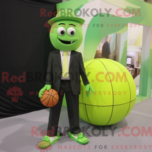 Lime Green Basketball Ball...