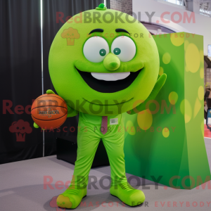 Lime Green Basketball Ball...