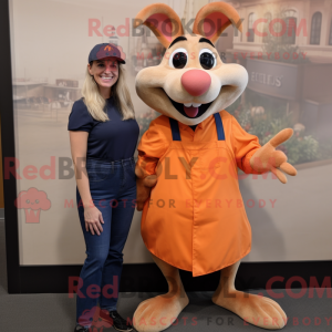 Orange Ratatouille mascot...
