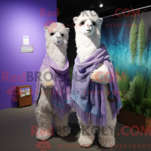 Lavender Alpaca mascot...