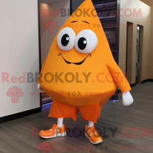 Orange Ray maskot kostume...