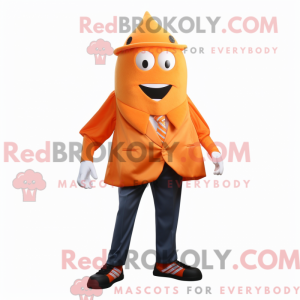 Orange Ray Maskottchen...