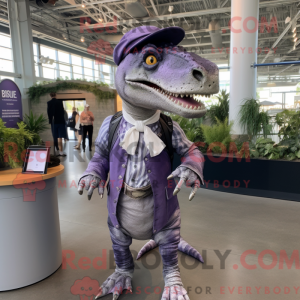 Lavendel Allosaurus maskot...
