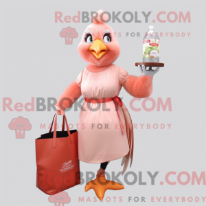 Peach Chicken mascot...