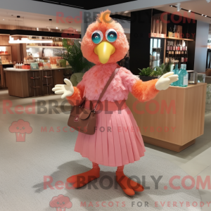 Peach Chicken mascot...