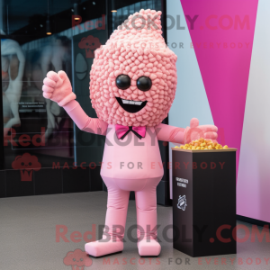 Pink Pop Corn maskot...