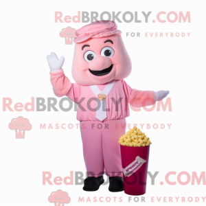 Pink Pop Corn maskot...