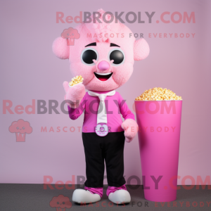 Maskottchenkostüm Pink Pop...