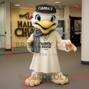 Cream Hawk Maskottchen...
