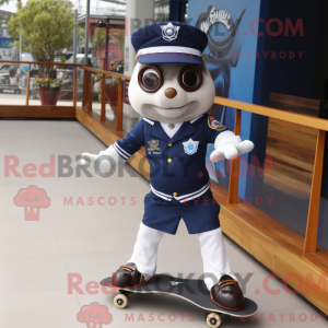 Máscara de skate da Marinha...