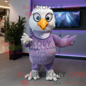 Lavendel Eagle maskot...