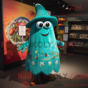 Turquoise Pepper mascot...