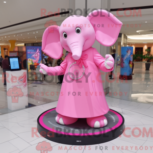 Pink Elephant maskot...