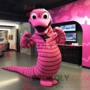 Pink Titanoboa mascot...