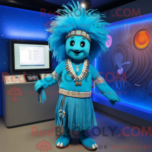 Disfraz de mascota Cyan...