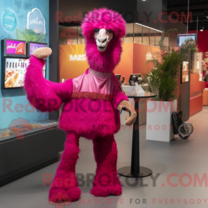 Magenta Camel mascot...
