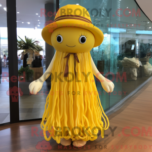 Yellow Jellyfish mascot...