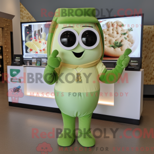 Olive Pop Corn mascot...
