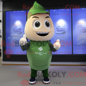 Olive Pop Corn mascot...