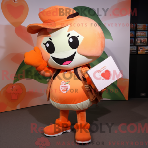 Peach Love Letter mascot...