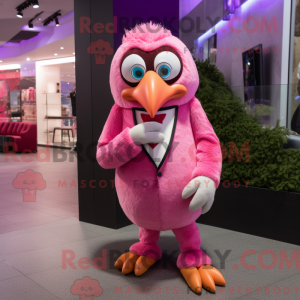 Rosa Penguin maskotka...