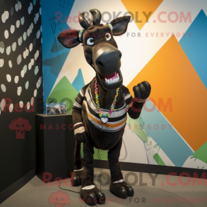 Costume mascotte d okapi...