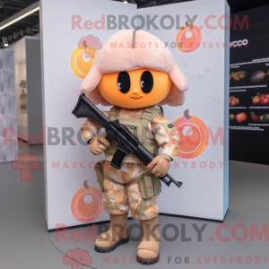 Peach Commando mascot...