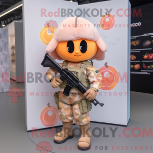 Peach Commando maskot...