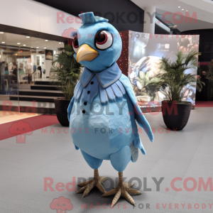 Sky Blue Quail mascot...