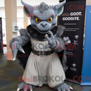 Gray Gargoyle mascot...