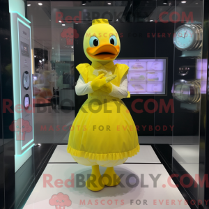 Lemon Yellow Duck mascot...