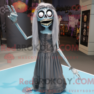 Gray Undead mascot costume...