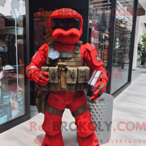 Red Marine Recon mascot...