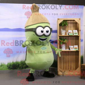 Olive Onion-mascottekostuum...