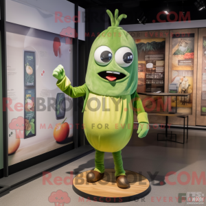 Olive Onion mascot costume...