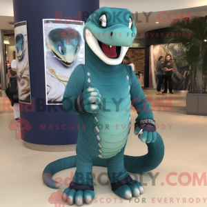 Teal Titanoboa mascot...