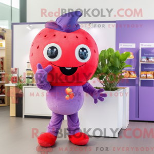 Lavender Strawberry mascot...