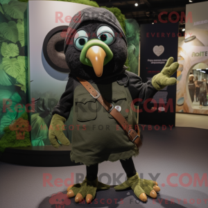 Olive Crow-mascottekostuum...