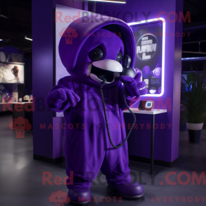Postava maskota Purple...