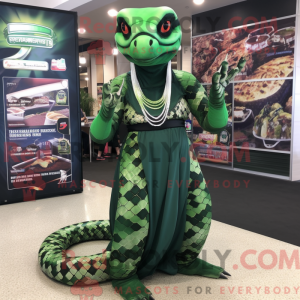 Costume mascotte d Anaconda...