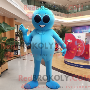 Disfraz de mascota Sky Blue...