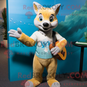 Dingo mascot costume...