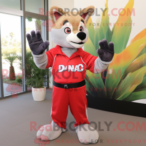 Dingo mascot costume...