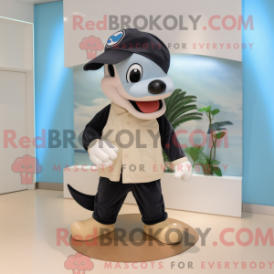 Beige Killer Whale mascot...