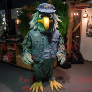 Forest Green Eagle mascot...