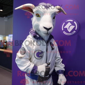 Lavender Goat mascot...