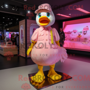 Maskottchenkostüm Pink Duck...