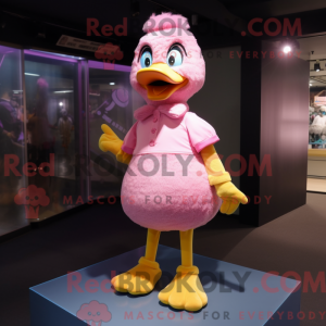 Maskottchenkostüm Pink Duck...