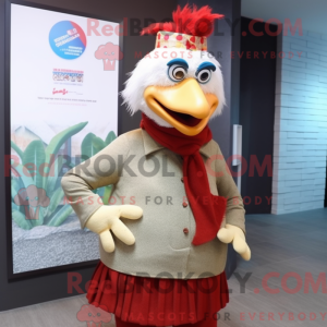 Hahn-Maskottchen-Kostüm mit...