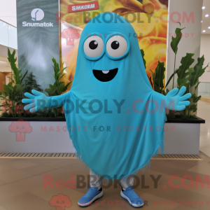 Cyan Shakshuka mascot...